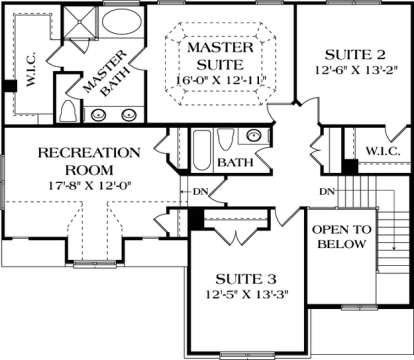 Floorplan 2 for House Plan #3323-00111