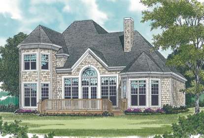 Cottage House Plan #3323-00115 Elevation Photo