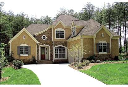 European House Plan #3323-00116 Elevation Photo