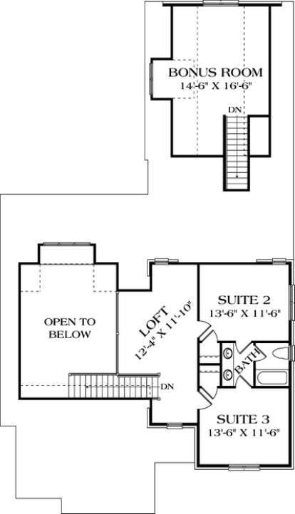 Floorplan 2 for House Plan #3323-00117
