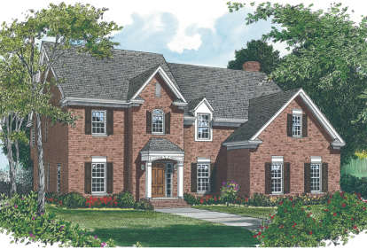 Traditional House Plan #3323-00119 Elevation Photo