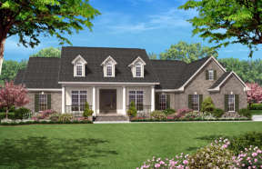 Ranch House Plan #041-00022 Elevation Photo