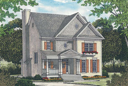 Traditional House Plan #3323-00123 Elevation Photo