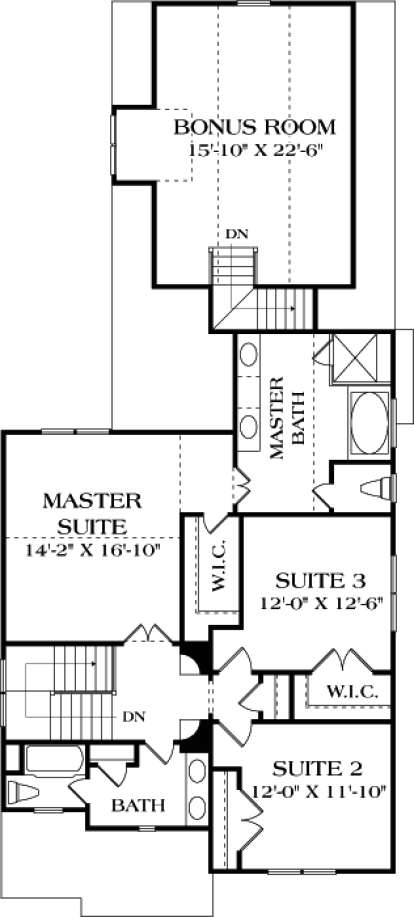 Floorplan 2 for House Plan #3323-00123