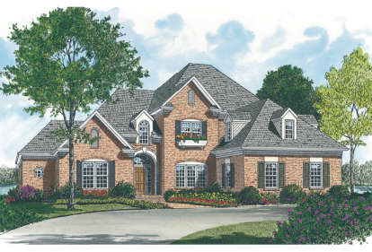 Traditional House Plan #3323-00124 Elevation Photo