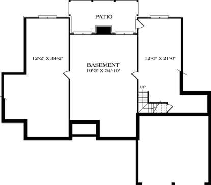 Floorplan 1 for House Plan #3323-00125