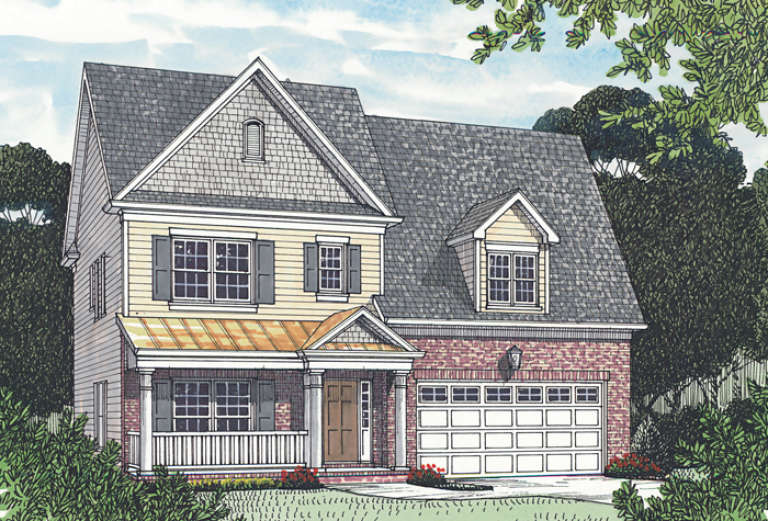 House Plan House Plan #12597 Front Elevation