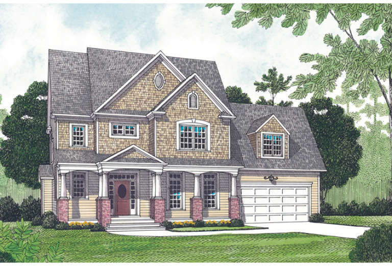 House Plan House Plan #12598 Front Elevation