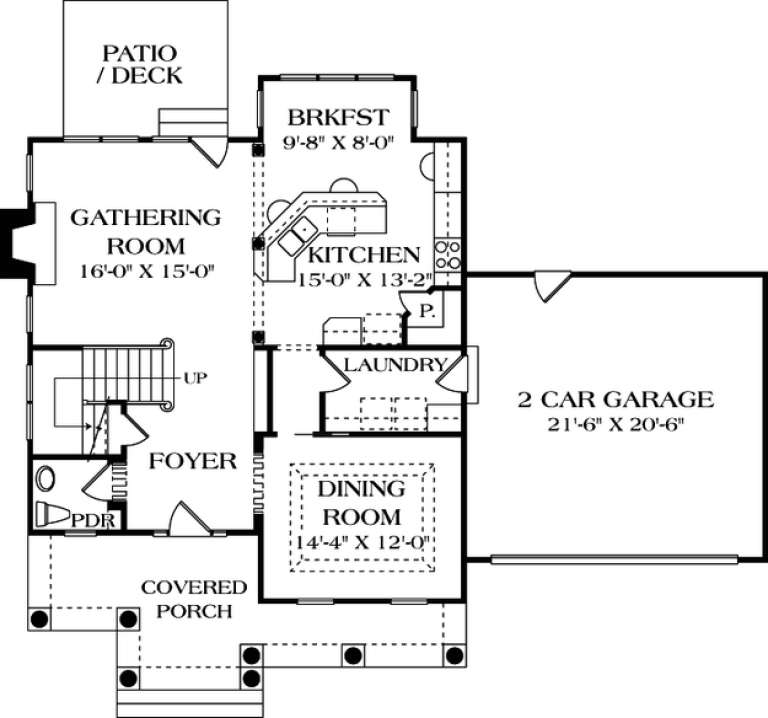 House Plan House Plan #12598 Drawing 1