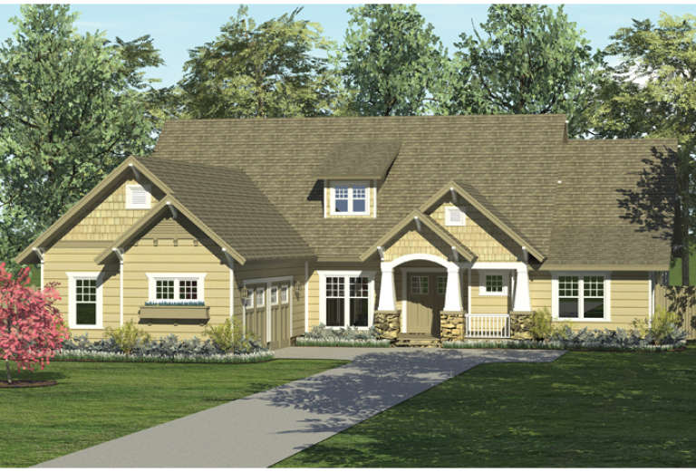 Craftsman House Plan #3323-00130 Elevation Photo