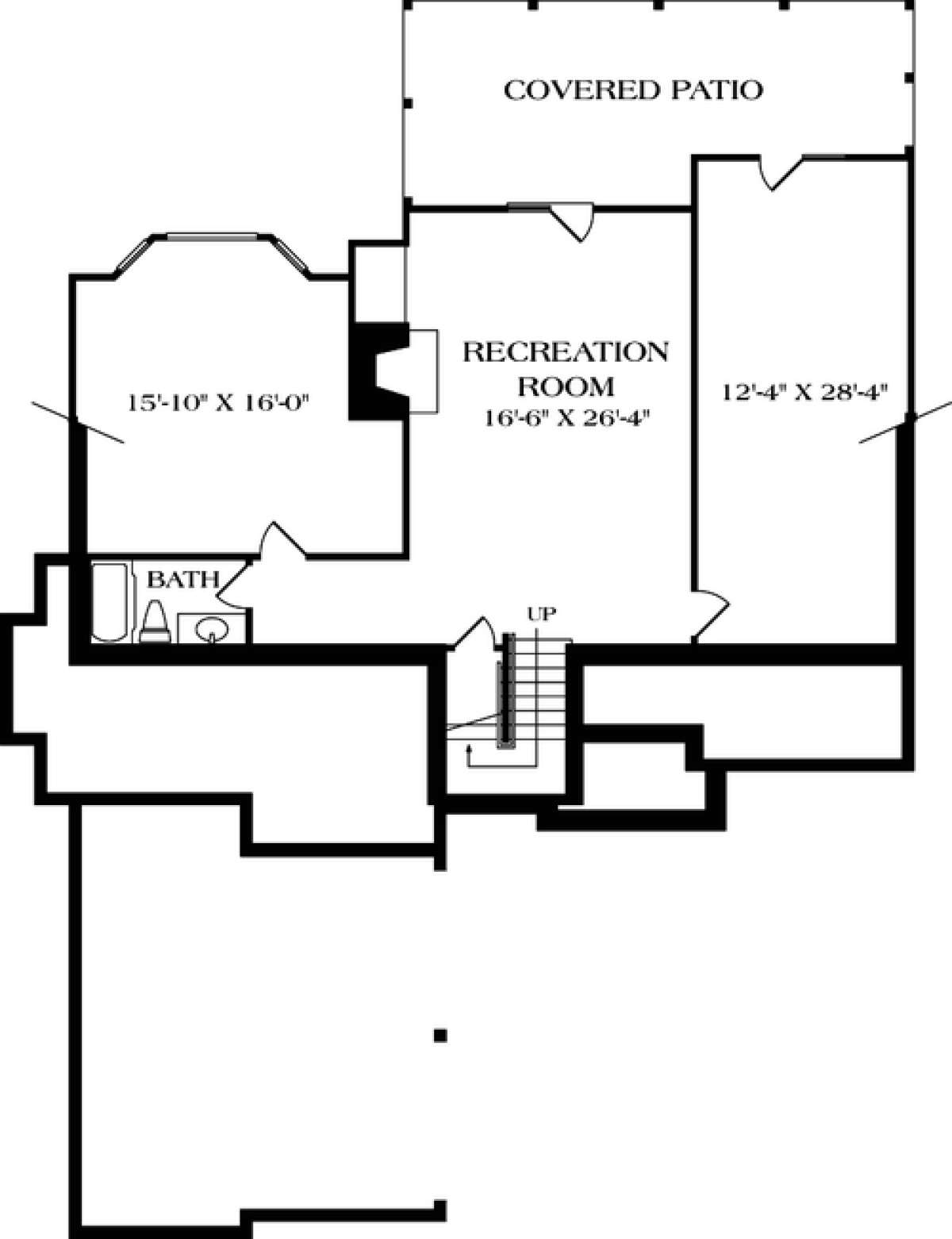 Floorplan 1 for House Plan #3323-00133