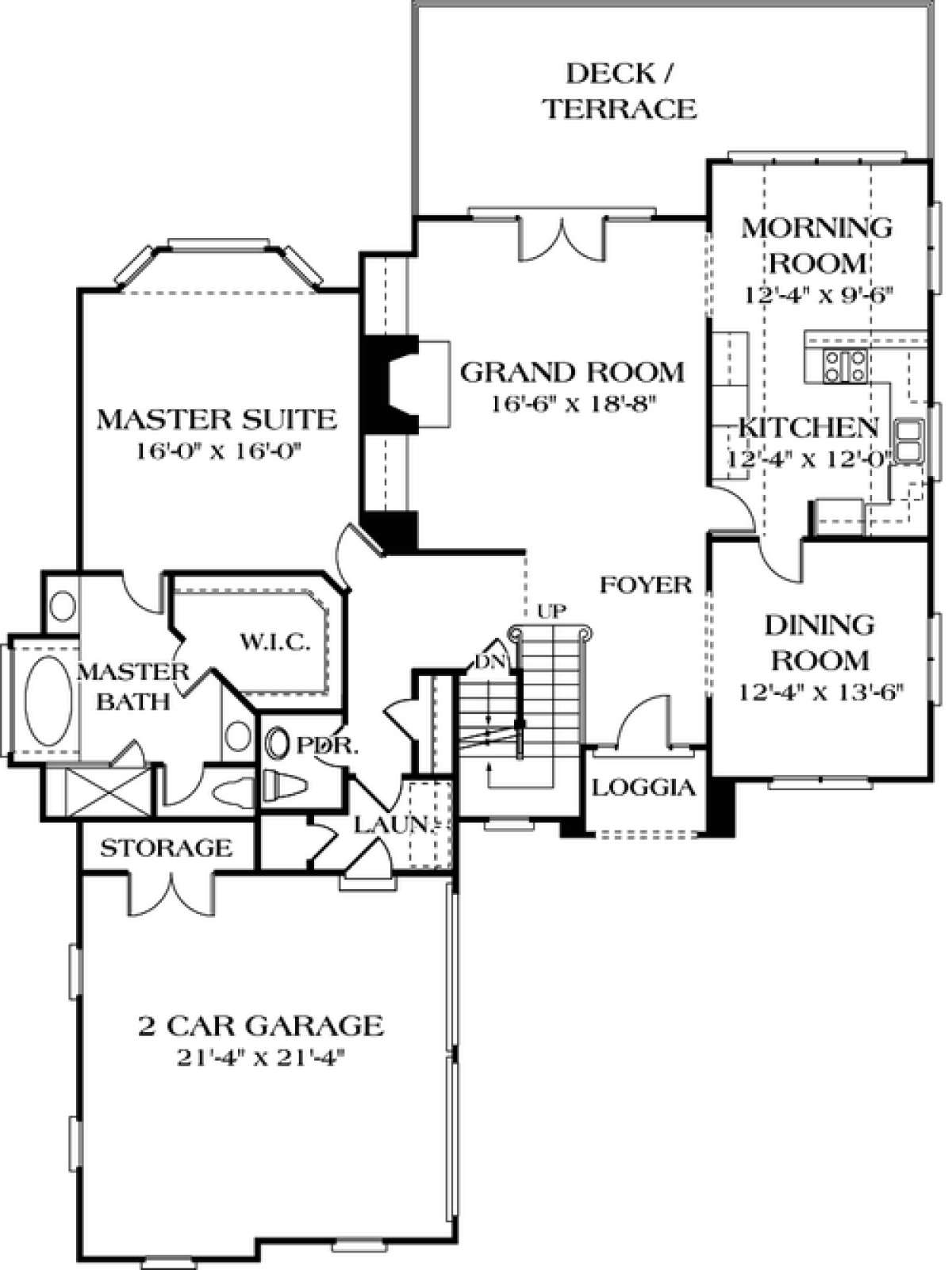 Floorplan 2 for House Plan #3323-00133
