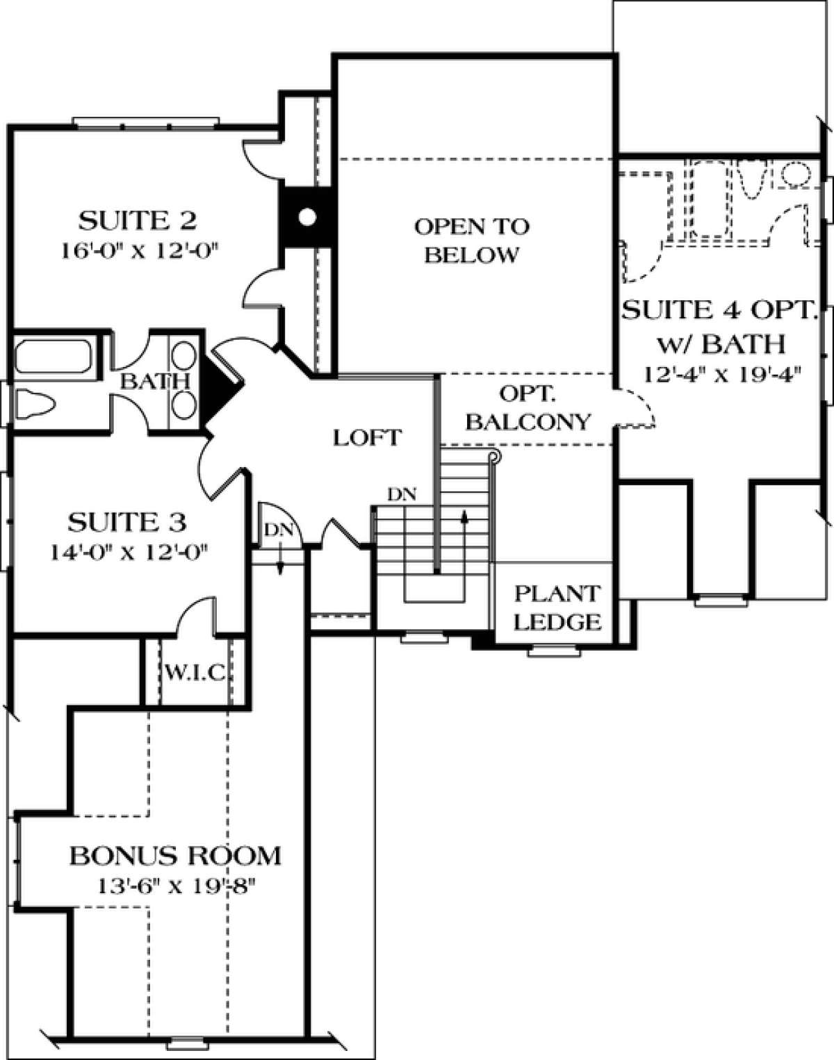 Floorplan 3 for House Plan #3323-00133