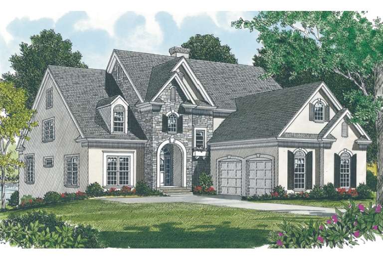 House Plan House Plan #12603 Front Elevation