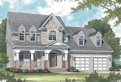 Southern House Plan #3323-00136 Elevation Photo