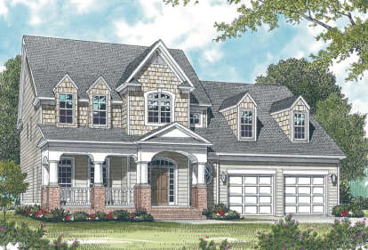 3 Bed, 2 Bath, 2502 Square Foot House Plan - #3323-00136