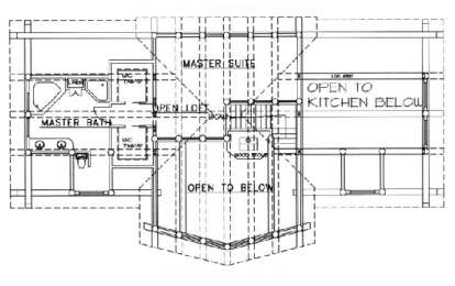 Second Floor for House Plan #039-00032