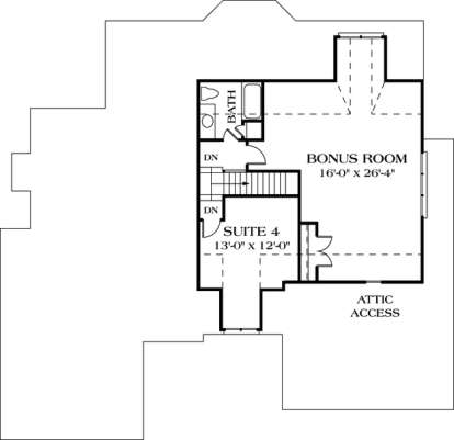 Floorplan 2 for House Plan #3323-00142