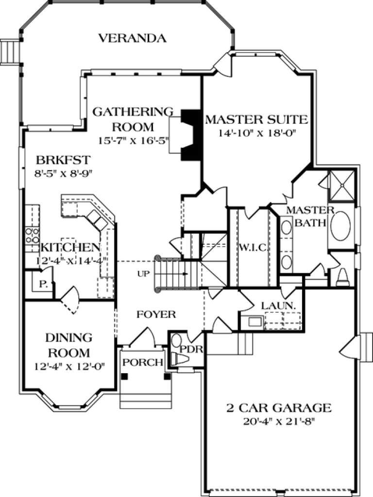 House Plan House Plan #12612 Drawing 1