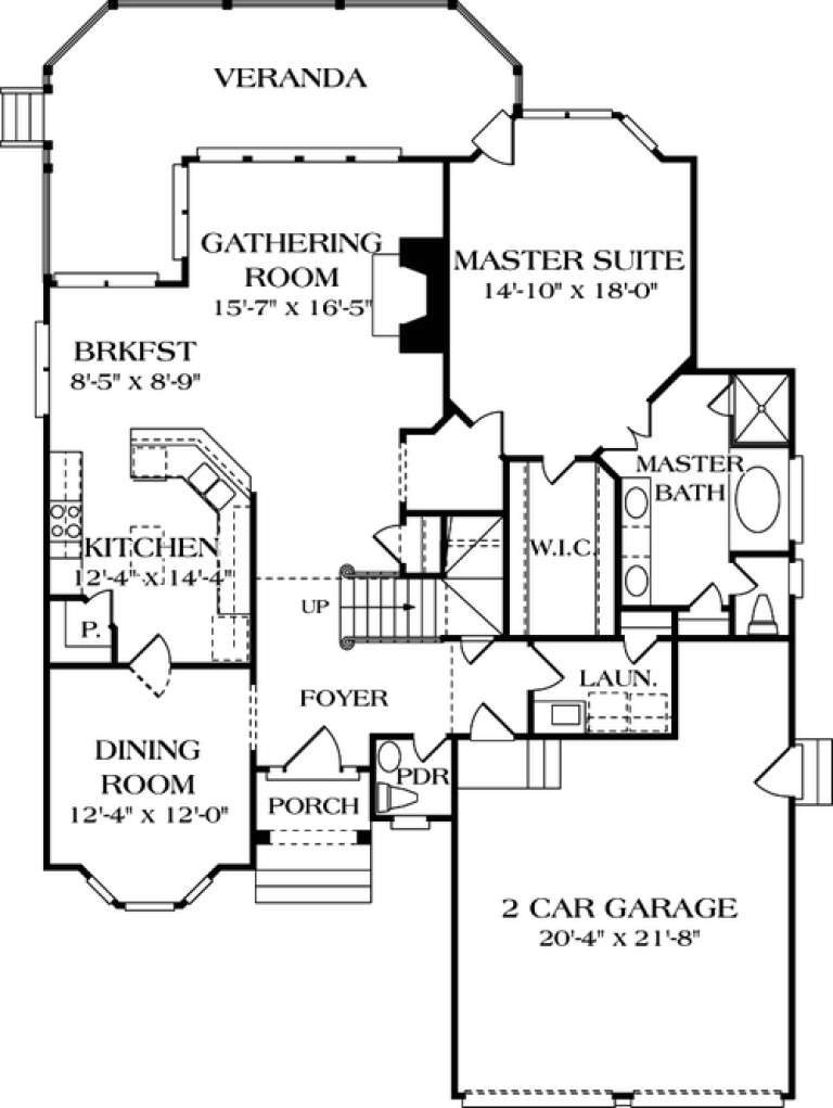 House Plan House Plan #12613 Drawing 1