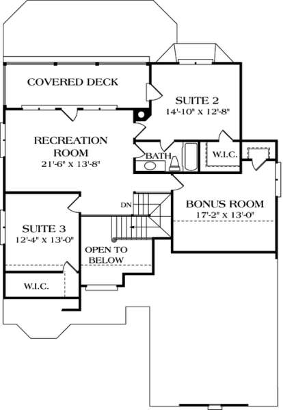 Floorplan 2 for House Plan #3323-00144