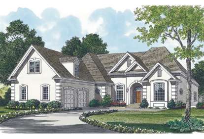 Traditional House Plan #3323-00146 Elevation Photo