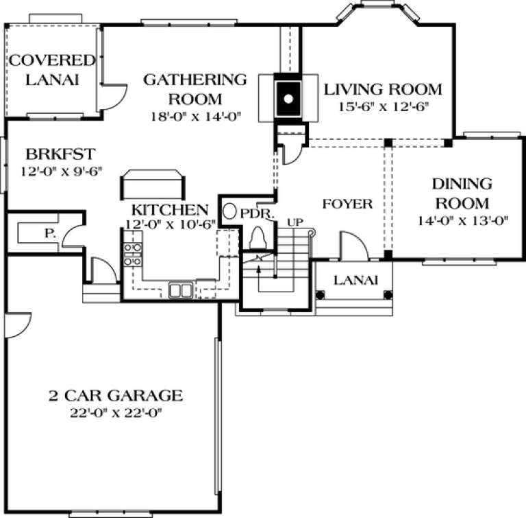 House Plan House Plan #12617 Drawing 1