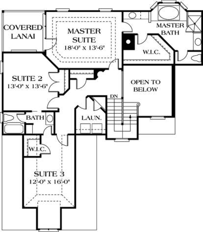 Floorplan 2 for House Plan #3323-00148
