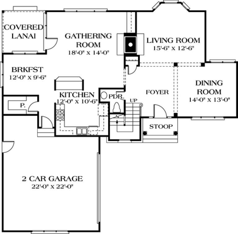 House Plan House Plan #12618 Drawing 1