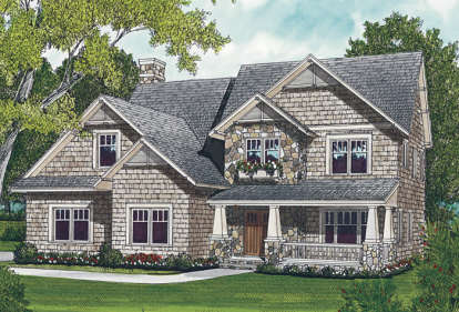 Cottage House Plan #3323-00150 Elevation Photo