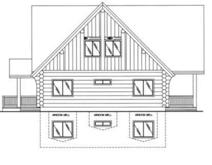 Coastal House Plan #039-00033 Elevation Photo