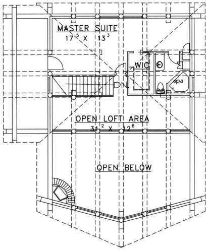 Second Floor for House Plan #039-00033