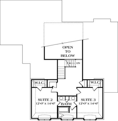 Floorplan 2 for House Plan #3323-00151