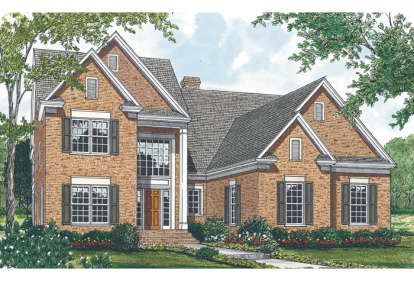 Traditional House Plan #3323-00155 Elevation Photo