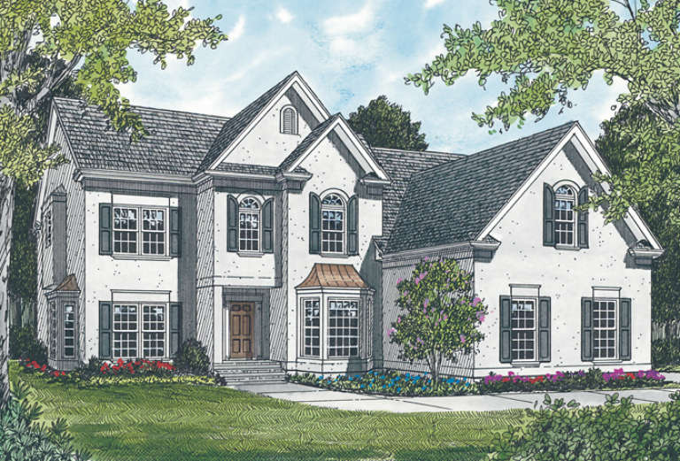Traditional House Plan #3323-00157 Elevation Photo