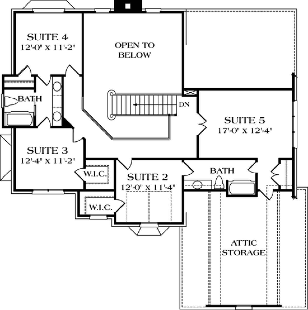 Floorplan 2 for House Plan #3323-00157