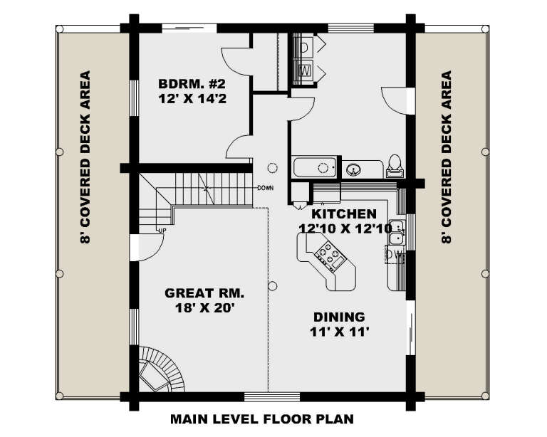 House Plan House Plan #1263 Drawing 1