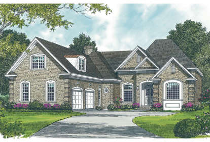 3 Bed, 2 Bath, 2700 Square Foot House Plan - #3323-00166