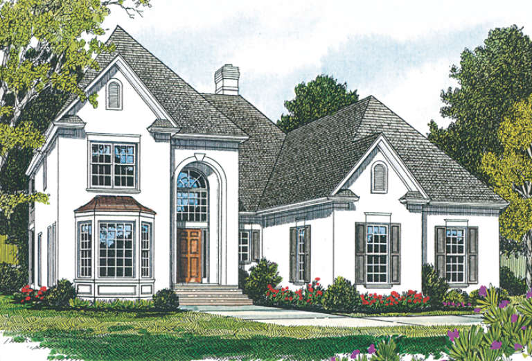 Traditional House Plan #3323-00168 Elevation Photo