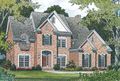 Traditional House Plan #3323-00170 Elevation Photo