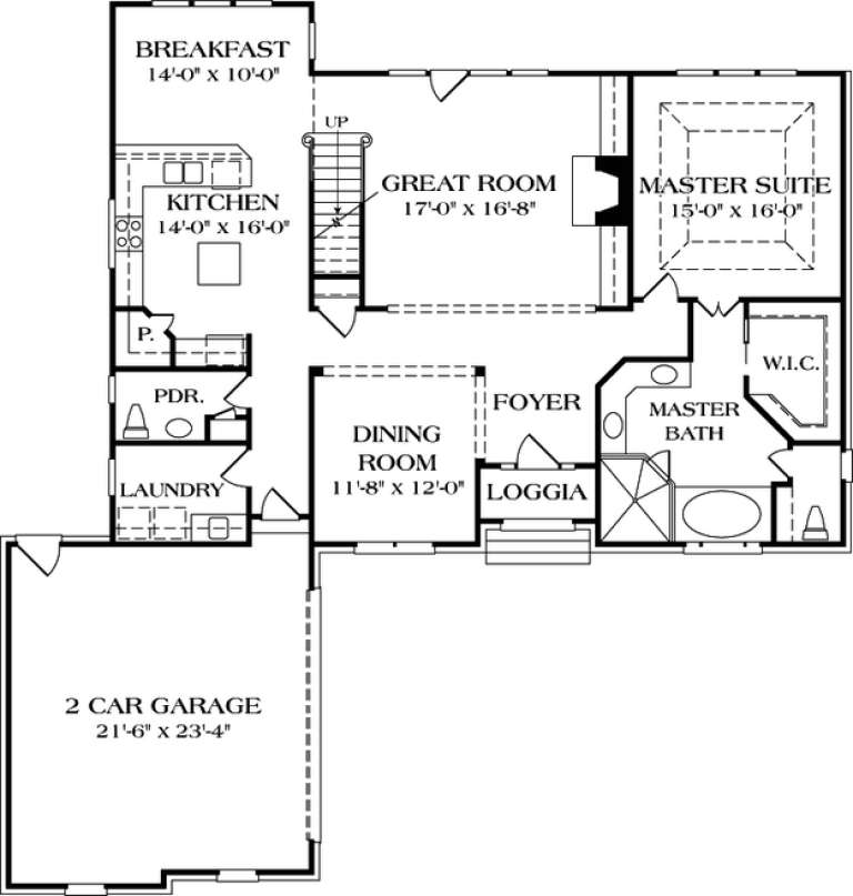 House Plan House Plan #12642 Drawing 1