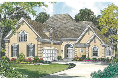 Traditional House Plan #3323-00176 Elevation Photo