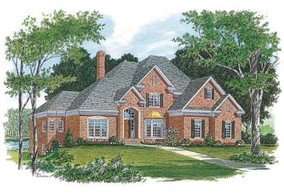 Traditional House Plan #3323-00177 Elevation Photo