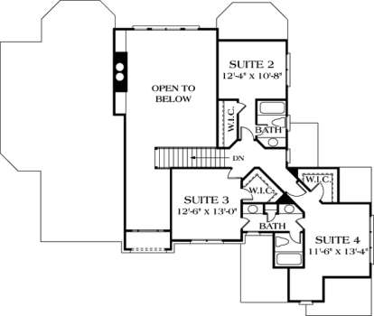 Floorplan 3 for House Plan #3323-00177