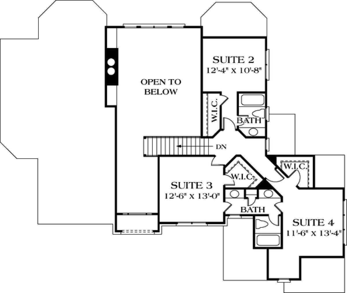 Floorplan 2 for House Plan #3323-00178