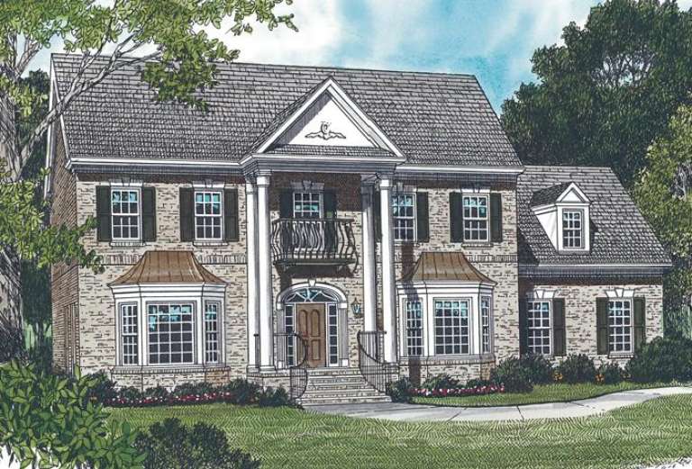 House Plan House Plan #12649 Front Elevation