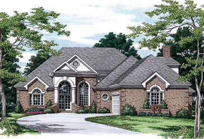 Traditional House Plan #3323-00182 Elevation Photo