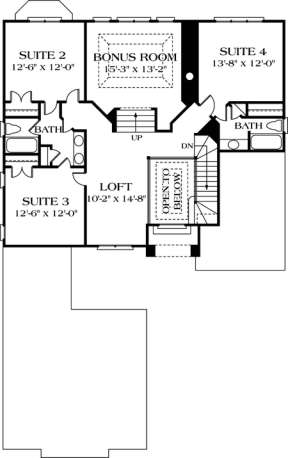 Floorplan 2 for House Plan #3323-00184