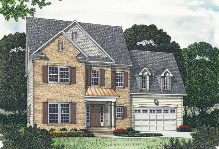 House Plan House Plan #12657 Front Elevation