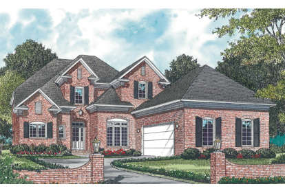 Traditional House Plan #3323-00193 Elevation Photo